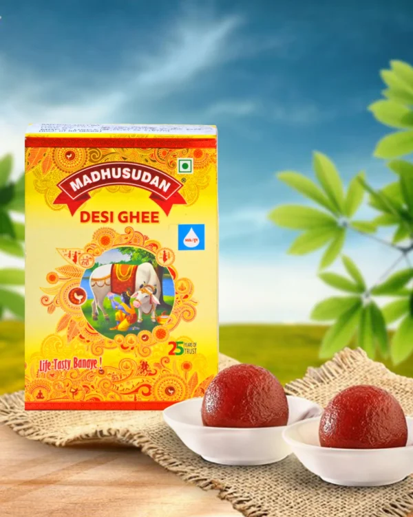 Madhusudan Desi Ghee 100 ml Ceka Pack
